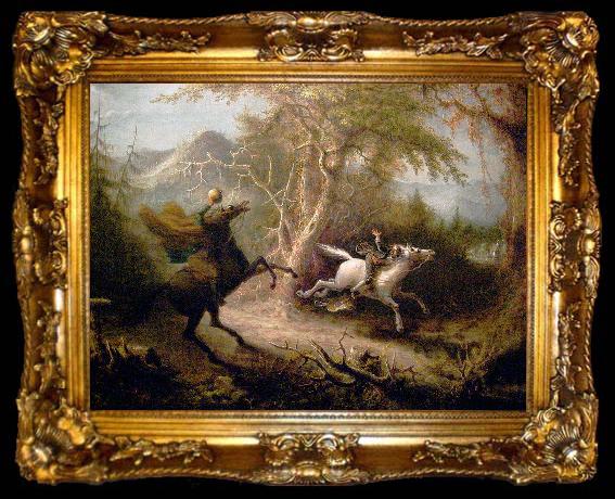 framed  John Quidor The Headless Horseman Pursuing Ichabod Crane, ta009-2